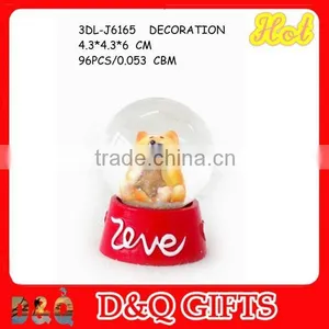 Acylic Liquid Snow Globe 3D Poly Liquid Snow Globe thumbnail-4