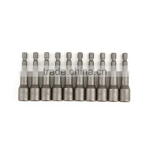 10Pieces 65mm Power Nut Driver Bit Set With Magnet thumbnail-4
