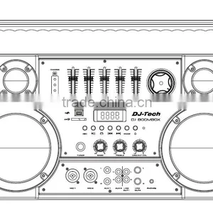 High Power Wonderful dj Speakers Master Volume Adjust Knob With LED Ring Sport Music Portable Speaker thumbnail-6