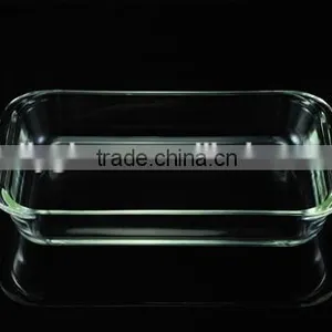 800ML Transparent High Borosilicate Glass High Temperature Resistance Non-poisonous Environmental Protection Dinner Wares thumbnail-3