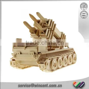 Wooden Toy 3D Car Puzzle thumbnail-3