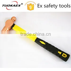 Beryllium Copper Non Sparking Safety Copper Brass Ball Pein Hammers thumbnail-1