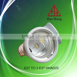 HAOHONG E27 Twins PBT Adapter / Lampholder Convertor thumbnail-2