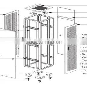 19'' Network Cabinet pc Cabinet thumbnail-6