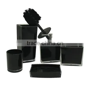 Plastic Purple Black White Red Toilet Brush With Diamond thumbnail-4