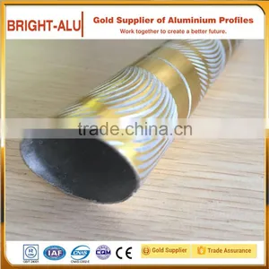 Carving Aluminum Profile With Powder Coating/Extruded Aluminum Tube for Decoration thumbnail-1