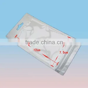 Clear Die Cut Small Plastic Zip Bag Packaged for Mobile Phone Shel thumbnail-1