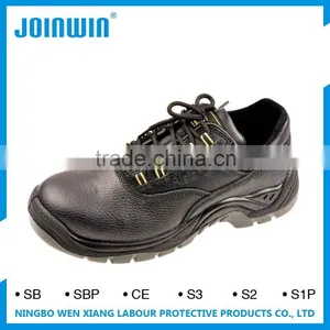 Anti-Puncture Slip Anti Static Suede Leather Toe Cap Safety Shoes thumbnail-1