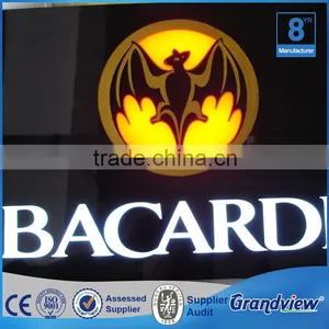 Wall Mounted High Brightness 3d Led Acrylic Letter Signs Holder thumbnail-3