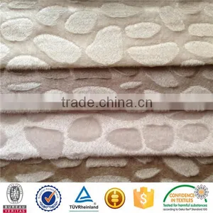 Super Soft Rubber Dot Fabric Rubber Bonded Turkey Dripping Velboa thumbnail-4