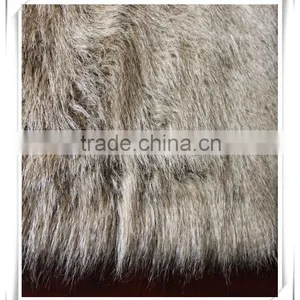 RY15092113 Long Pile Brown Fake Fur Fabric thumbnail-1