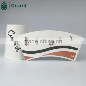 Paper Cups Fan Coated PE / Printed and Cutted Paper Cup Fan thumbnail-5