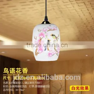 Chinese Style Ceramic Hanging Pendant Led Decorative Fancy Light thumbnail-6