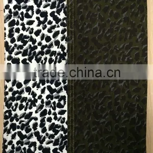 Printed Knit Denim Fabric:290gsm 45%cotton 50%polyester 5%spandex From Changzhou China thumbnail-2