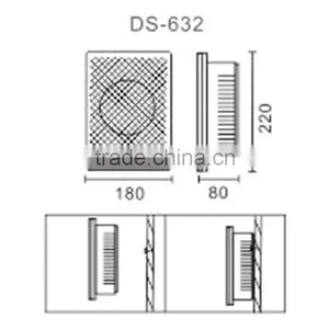 Public Address System Super Wall Mount Wireless Speaker thumbnail-4