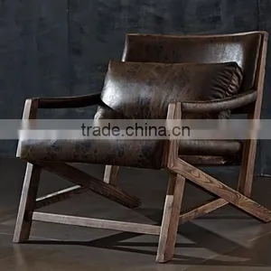 Antique Wooden Recliner Chair thumbnail-1