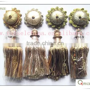 High Quality Decorative Curtain Tieback Tassel Clip/buckle, the New Curtain Accessory Design thumbnail-1