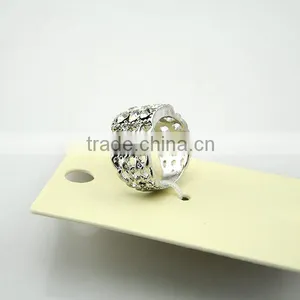 New Fashion Wedding Nail 925 Silver Diamond For Men Knuckle Ring thumbnail-5