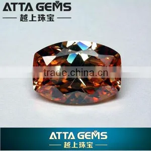 High Quality Garnet Cubic Zirconia Gemstone-coffee cz thumbnail-1