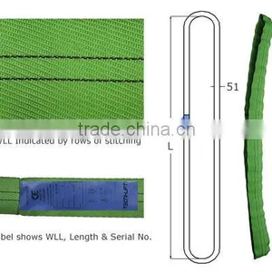 Polyester Sling Low Price 40ton Round Sling Soft Sling thumbnail-1