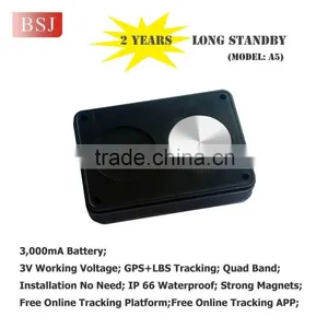 2 Years Lasting Battery Gps Tracking Device for Vehicle & Asset A5B thumbnail-2