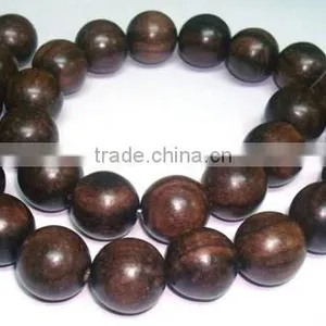 Natural Wooden Beads Made From Rose Wood in Sizes From 3 mm Onwards thumbnail-1