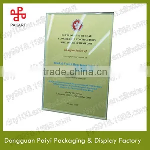 Acrylic Certificate Holder thumbnail-1
