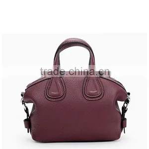Purple Color Plain Leather Handbag Charms Wholesale thumbnail-2