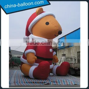 Gaint Outdoor Lovely Advertising Inflatable Christmas Polar Bear for Sale thumbnail-1
