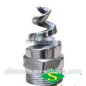 High Pressure Cleaning Stainless Steel Metal Plastic Spiral Water Jet Spray Nozzle thumbnail-1