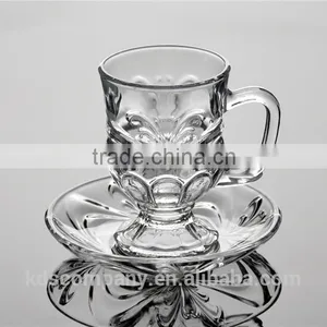 China Goods Wholesale, Tea Cups Saucer Set, Crystal Glassware thumbnail-1
