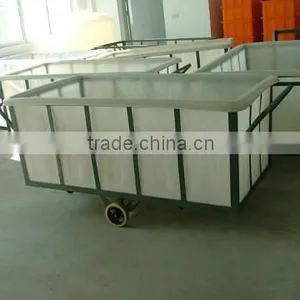 500L Used Plastic Laundry Carts With Wheels Made in China thumbnail-5