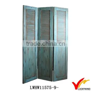 Shabby French Style Free Standing Decorative Folding Screen Room Divider thumbnail-1