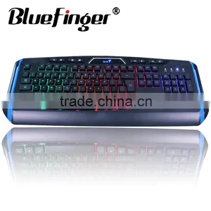 Rainbow Backlit USB Wired Computer Keyboard thumbnail-5