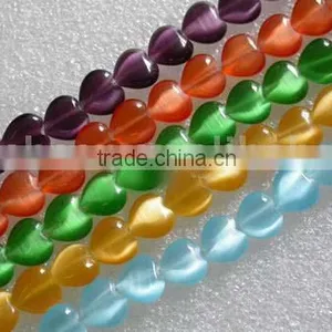 Cat's Eye Pendants,Semi-precious Stone,Fiber Optic Beads thumbnail-1