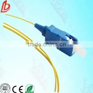 SC/PC Singlemode 0.9mm 9/125 Optical Fiber Pigtail Fiber Optic Pigtail /patch Cord thumbnail-1