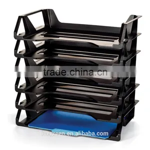 6-Pack Recycled Metal Load Letter Tray thumbnail-1