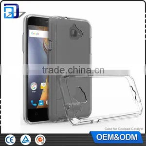 2016 New Ultra Slim Transparent Anti-scratch Acrylic PC+ TPU Back Cover Case For Coolpad Catalyst 3622A Clear Case China thumbnail-1
