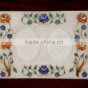 Pietra Dura Marble Picture Frame thumbnail-1