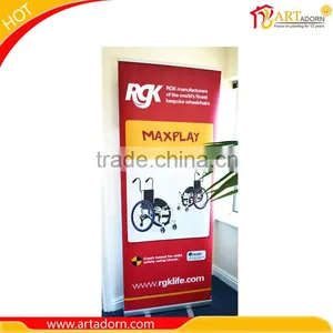 Advertising Roll Up Stand Custom Cheap Aluminum Promotion Roll Up Banner thumbnail-1