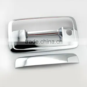 3m Tape Abs Plastic Chrome Tail Gate Handle Cover for Chevrolet Pickup thumbnail-5