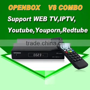 Wholesales DVB-S2+T2 HD Combo Satellite Receiver V8 Combo1080p Digital Decoder With IKS CCCAM Free IPTV Youtube Biss Key thumbnail-3