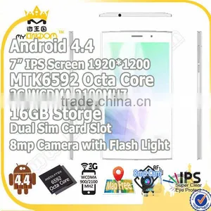Mtk6592 a7 Octa Core Cpu 7 Inch Tablet With High Resolution Tablet pc thumbnail-1