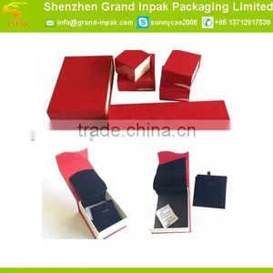 Red Color Printing Paper Jewellery Box thumbnail-1