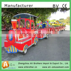 Outdoor Amusement Rides Tourist Road Mini Trackless Train thumbnail-1