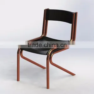Copper Finish Iron Chair thumbnail-1