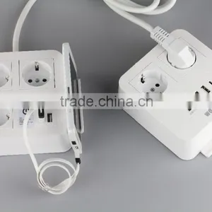 CE ROHS Approved Safe to Use 4 Usb Schuko Outlets for Charging thumbnail-3