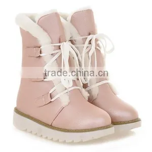 New Year New Designs High Quality Shoes PU Boots 2016 CP6598 thumbnail-5