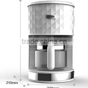 Coffee Machine/10-12cup Special Diamond Desigh Electric Drip Coffee Maker Auto Cut-off With CE, CB, GS, ROHS, EMC, LFGB thumbnail-3