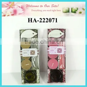Tea Light Decorative Candles With Candle Holder Gift Set thumbnail-1